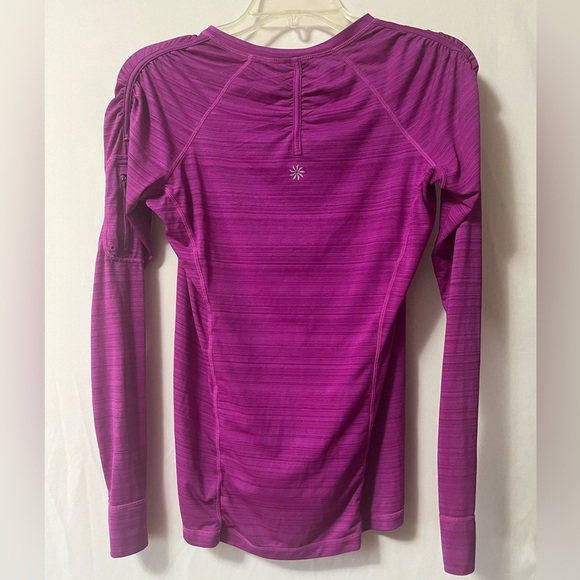 Athleta Purple Lightweight 1/2 Zippered Pullover Size Small - Picture 2 of 9